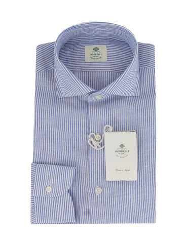 Luigi Borrelli Blue Shirt - Slim