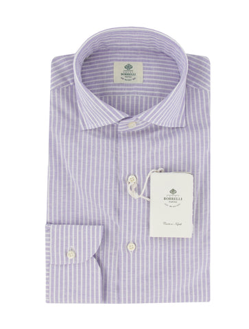 Luigi Borrelli Lavender Purple Shirt - Slim