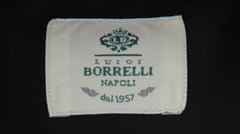 $500 Luigi Borrelli Black Solid Shirt - Slim - (LB1252517) - Parent