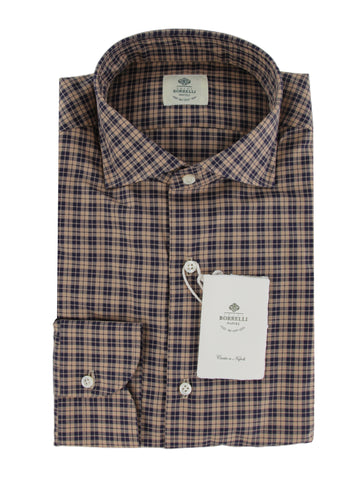 Luigi Borrelli Light Brown Shirt - Slim