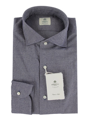 Luigi Borrelli Dark Blue Shirt - Slim