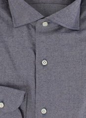 $500 Luigi Borrelli Dark Blue Solid Shirt - Slim - (LB12272512) - Parent