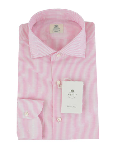 Luigi Borrelli Pink Shirt - Slim