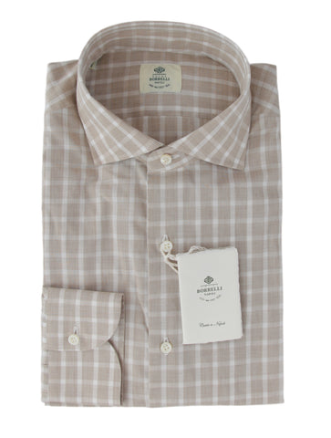 Luigi Borrelli Light Brown Shirt - Slim