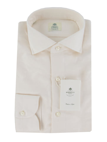 Luigi Borrelli Off White Shirt - Slim