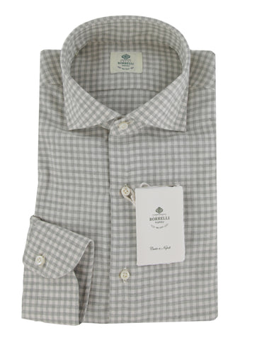 Luigi Borrelli Light Green Shirt - Slim