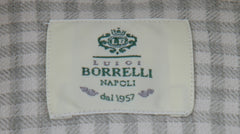 $500 Luigi Borrelli Light Green Shirt - Slim - (LB1231251) - Parent