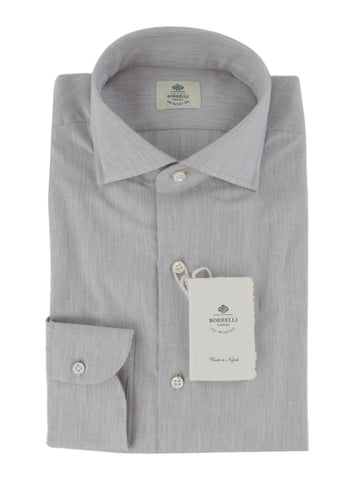 Luigi Borrelli Light Gray Shirt - Slim