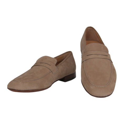 Loro Piana Beige Penny Loafers