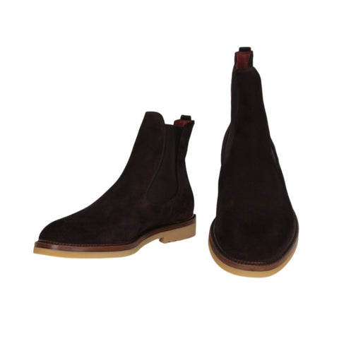 Loro Piana Dark Brown Chelsea Boots