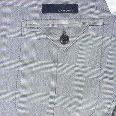 Lardini Blue Cotton Blend Plaid Sportcoat - (PS320AV15) - Parent