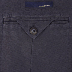 Lardini Navy Blue Solid Sportcoat - (PS320AV7851TO) - Parent