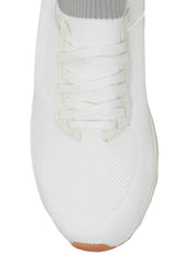 $850 Mandelli White Cotton Slip-On Sneakers - (MM314262) - Parent