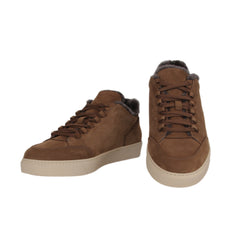 $850 Mandelli Brown Suede High Top Sneakers - 7/6 - (MM314261)