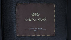 $5000 Mandelli Black Cashmere Solid Coat - (MM1016252) - Parent