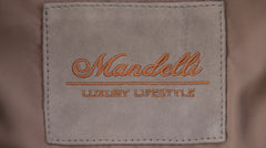 $3600 Mandelli Light Gray Suede Solid Jacket Vest - (MM328241) - Parent