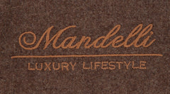 $3125 Mandelli Brown Wool Blend Solid Puffer Jacket - (MM1028252) - Parent