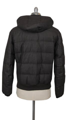 $3125 Mandelli Gray Wool Blend Solid Puffer Jacket - (MM1028253) - Parent
