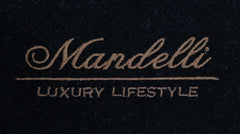 $3125 Mandelli Black Wool Blend Solid Puffer Jacket - (MM1028251) - Parent