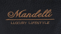 $4125 Mandelli Dark Blue Cashmere Blend Solid Coat - (MM413241) - Parent