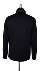$3525 Mandelli Dark Blue Cashmere Solid Jacket - (MM1028254) - Parent