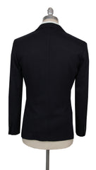 $3650 Mandelli Dark Blue Cashmere Blend Solid Sportcoat - (MM1125253) - Parent