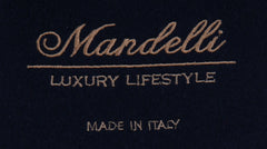 $5200 Mandelli Dark Blue Cashmere Solid Coat - (MM1113251) - Parent