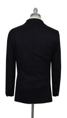 $3700 Mandelli Dark Blue Cashmere Blend Solid Sportcoat - (MM1125252) - Parent