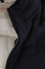 $2650 Mandelli Dark Blue Wool Blend Solid Jacket Vest - (MM1113255) - Parent