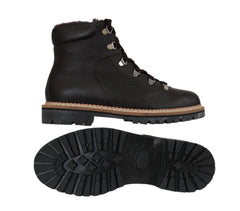 $1000 Mandelli Dark Brown Leather Plain Toe Boots - (MM314265) - Parent