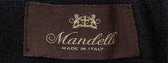 $1400 Mandelli Dark Blue Solid Cashmere Blend Pants - Slim - (MM43241) - Parent