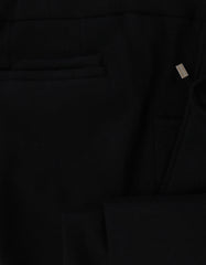 $1400 Mandelli Midnight Navy Blue Pants - Slim - (MM43242) - Parent