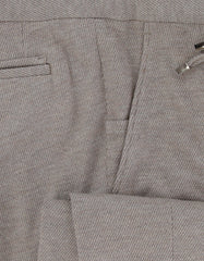 $525 Mandelli Light Brown Solid Wool Blend Pants - Slim - (MM43244) - Parent