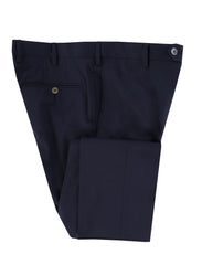 $595 Marco Pescarolo Blue Solid Wool Pants - Slim - 38/54 - (MP1113244)