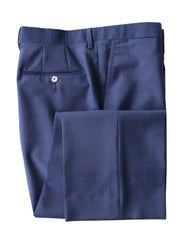 $3900 Maeni Parma Blue Wool Solid Suit - (MP319242) - Parent