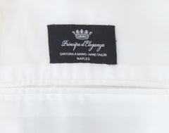Principe d'Eleganza Cream Wool Solid Tuxedo Jacket - (PE1228231) - Parent