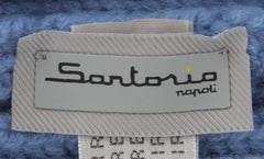 $475 Sartorio Napoli Blue Solid Cashmere Beanie - (SA617233) - Parent