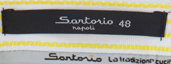 $850 Sartorio Napoli Off White Pants - Slim - (SA322255) - Parent