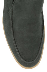 $575 Sartorio Napoli Olive Green Loafer Loafers - (SA328245) - Parent