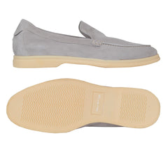 $675 Sartorio Napoli Light Gray Loafer Loafers - (SA328246) - Parent