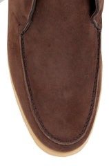 $575 Sartorio Napoli Brown Calf Leather Ankle Boots - (SA328241) - Parent