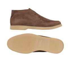 $600 Sartorio Napoli Brown Suede Ankle Boots - (SA327256) - Parent