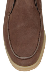 $575 Sartorio Napoli Light Brown Calf Leather Ankle Boots - (SA328242) - Parent