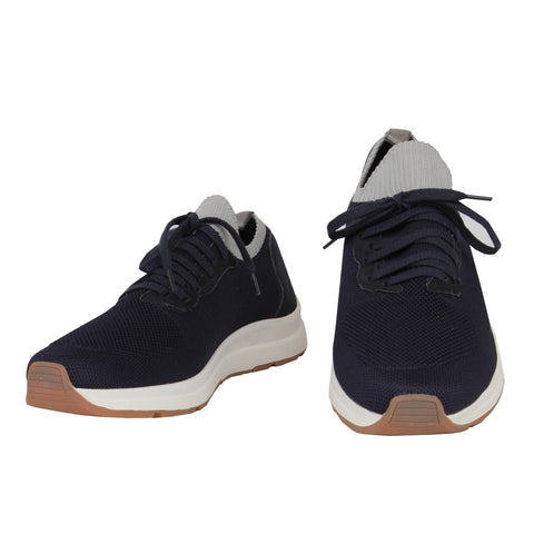 Sartorio Napoli Dark Blue Slip-On Sneakers