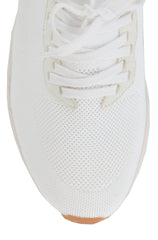 $675 Sartorio Napoli White Cotton Sneakers - (SA328248) - Parent