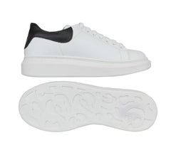 $400 Sartorio Napoli White Calf Leather  Sneakers - (SA327251) - Parent