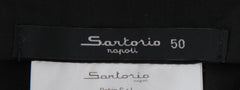 $450 Sartorio Napoli Brown Solid Virgin Wool Pants - Slim - (SA619241) - Parent
