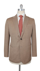 $4250 Stile Latino Brown Wool Blend Solid Suit - (SL829261) - Parent