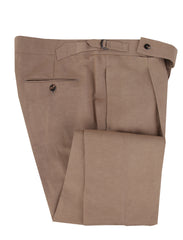 $4250 Stile Latino Brown Wool Blend Solid Suit - (SL829261) - Parent