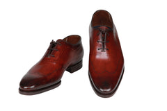 Santoni Brown Leather Shoes - Lace Ups - (ST121720211) - Parent